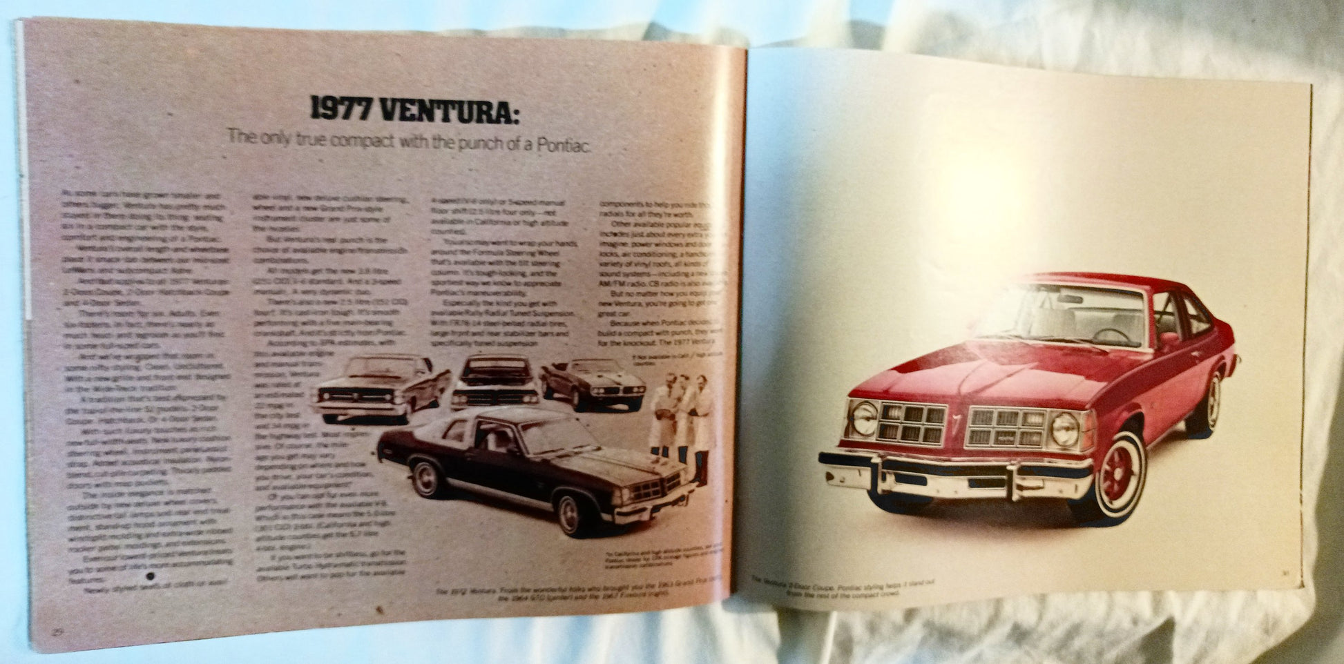 Pontiac 1977 Dealer Showroom Sales Brochure 50th Anniversary - TulipStuff
