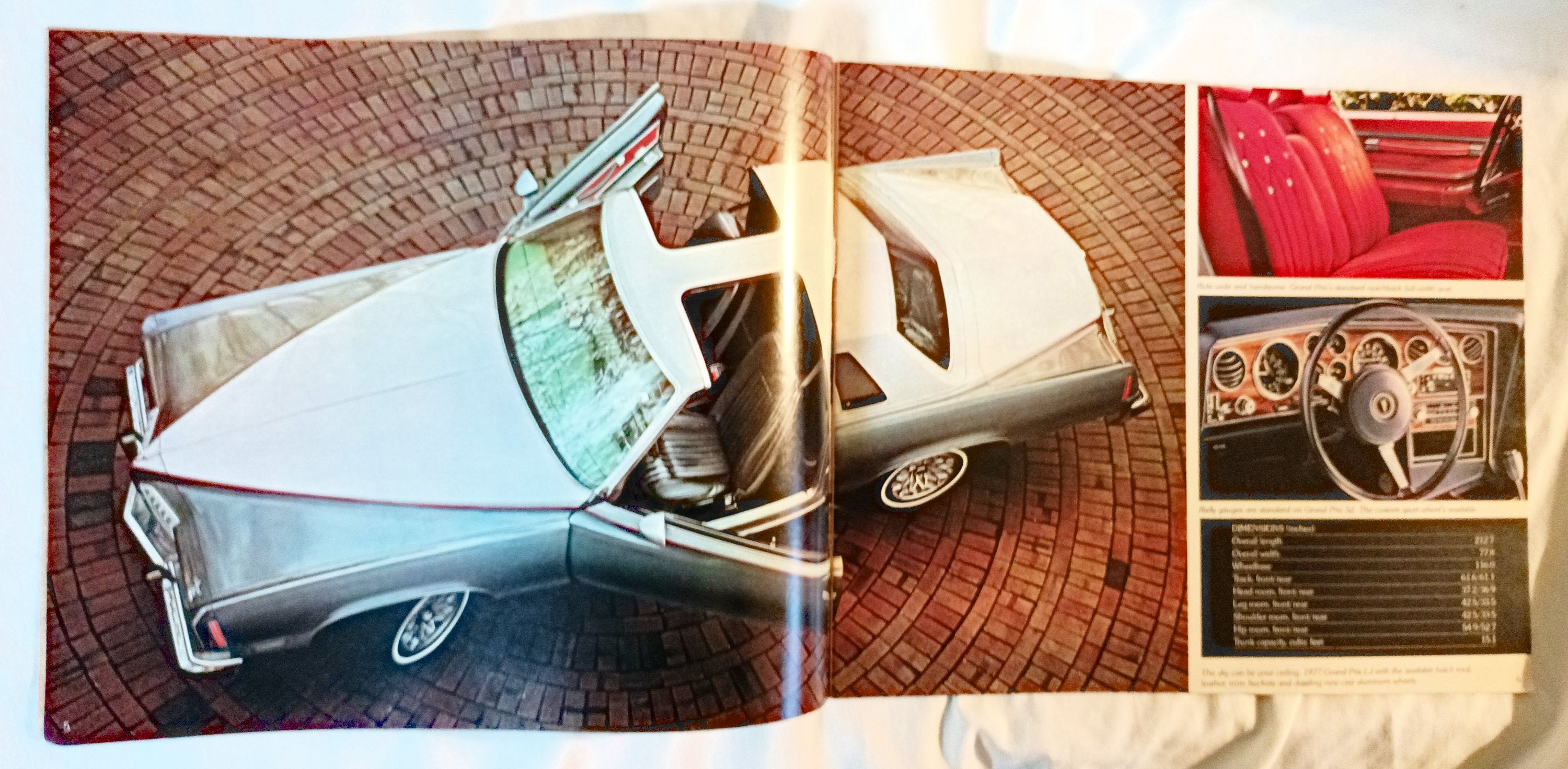 Pontiac 1977 Dealer Showroom Sales Brochure 50th Anniversary