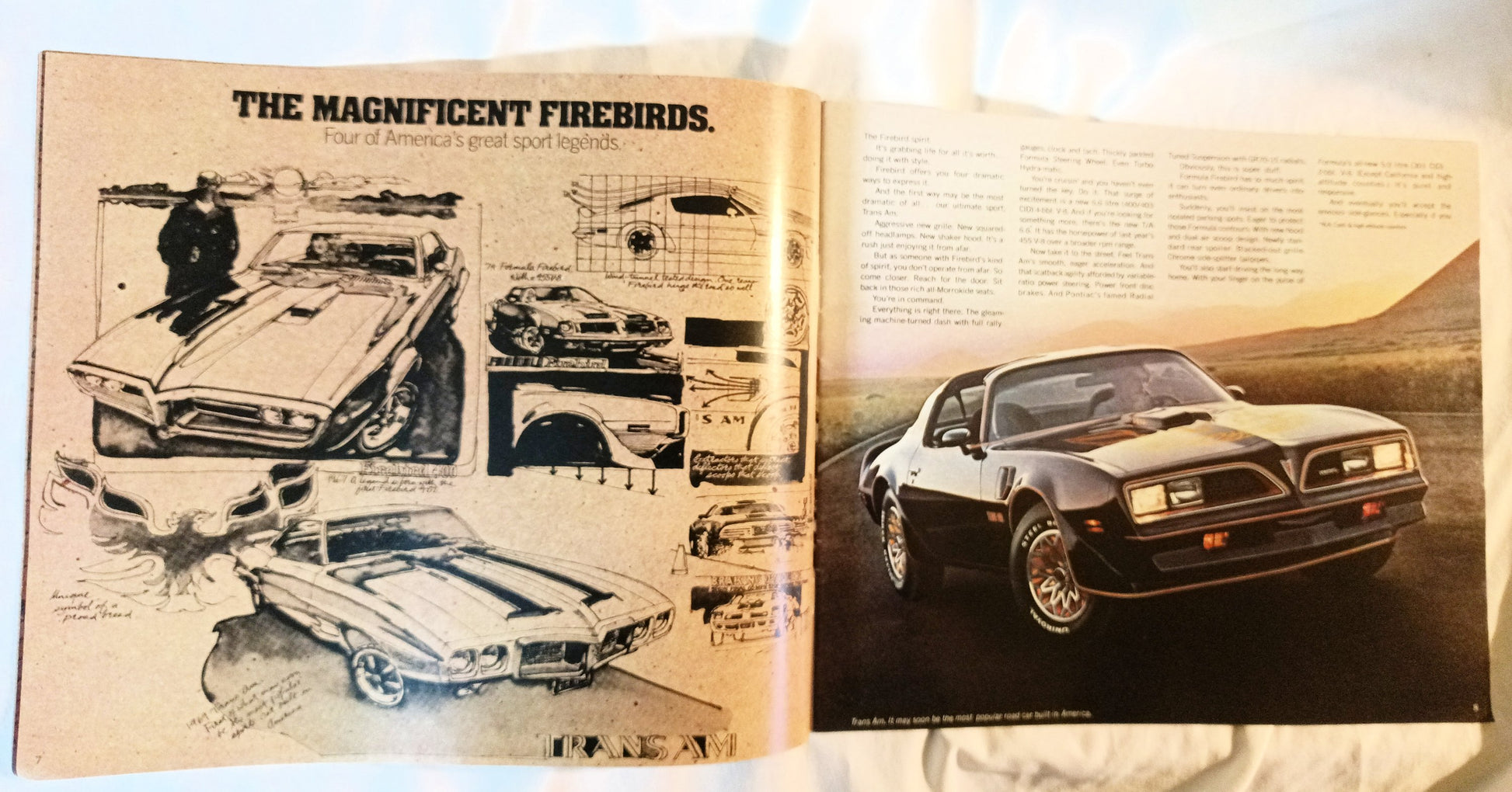 Pontiac 1977 Dealer Showroom Sales Brochure 50th Anniversary - TulipStuff