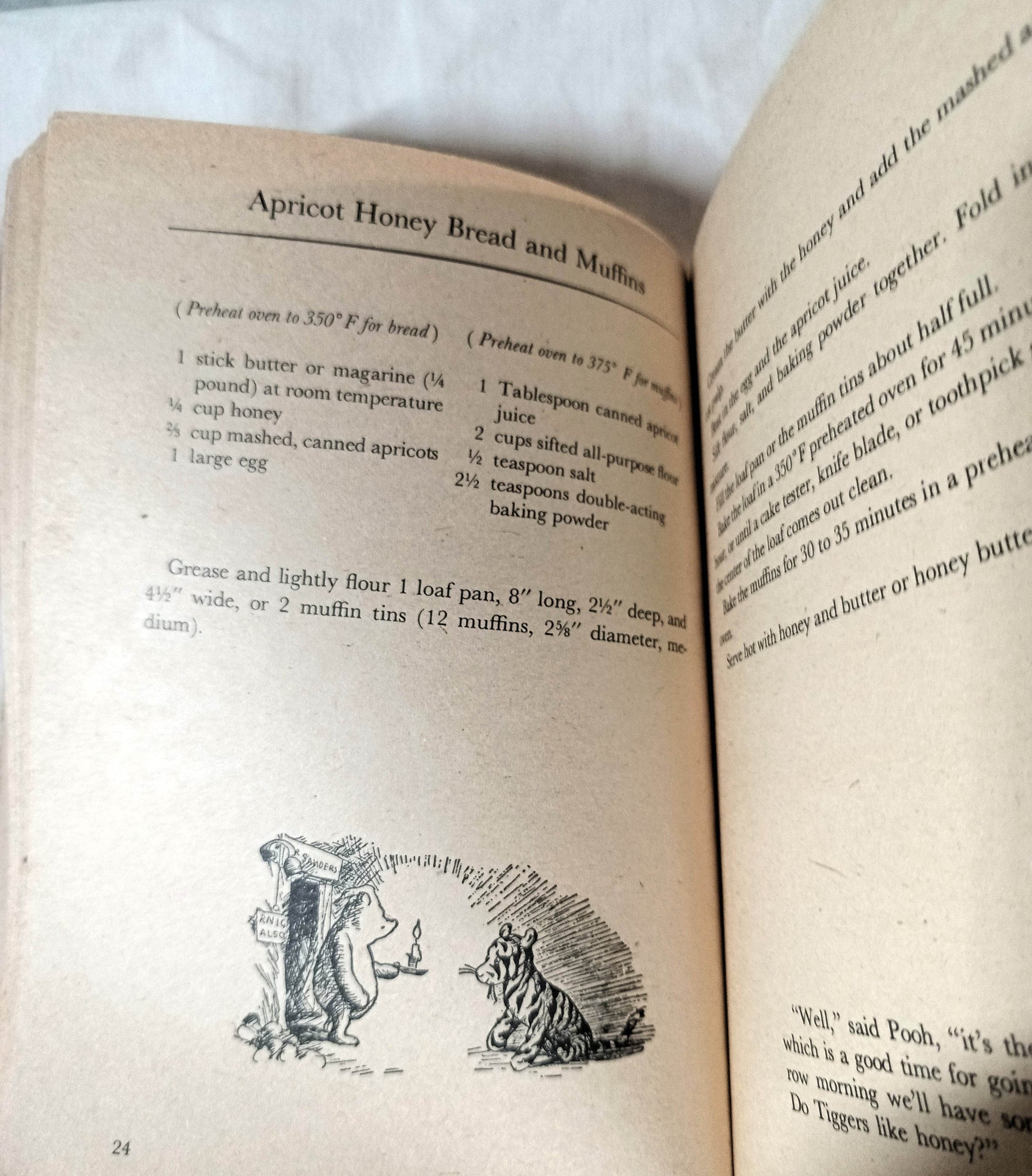 The Pooh Cook Book Milne/Ellison Paperback Dell Yearling 1976 - TulipStuff