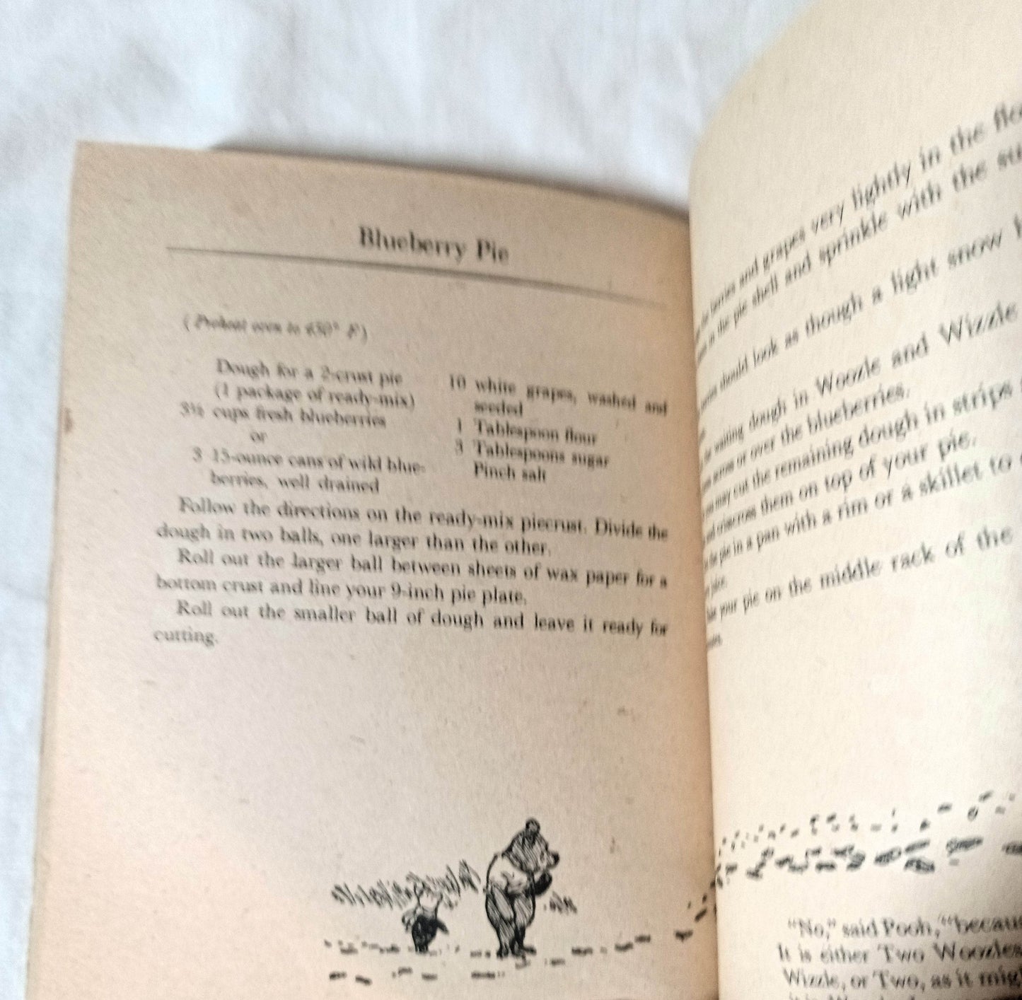 The Pooh Cook Book Milne/Ellison Paperback Dell Yearling 1976 - TulipStuff