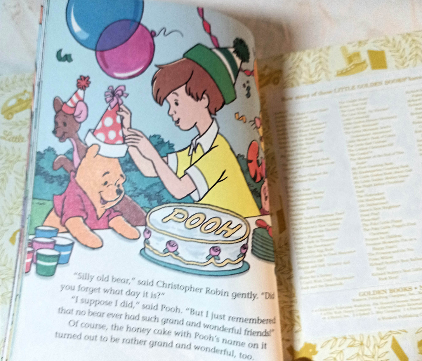 Pooh The Grand And Wonderful Day Little Golden Book Mary Packard 1996 - TulipStuff