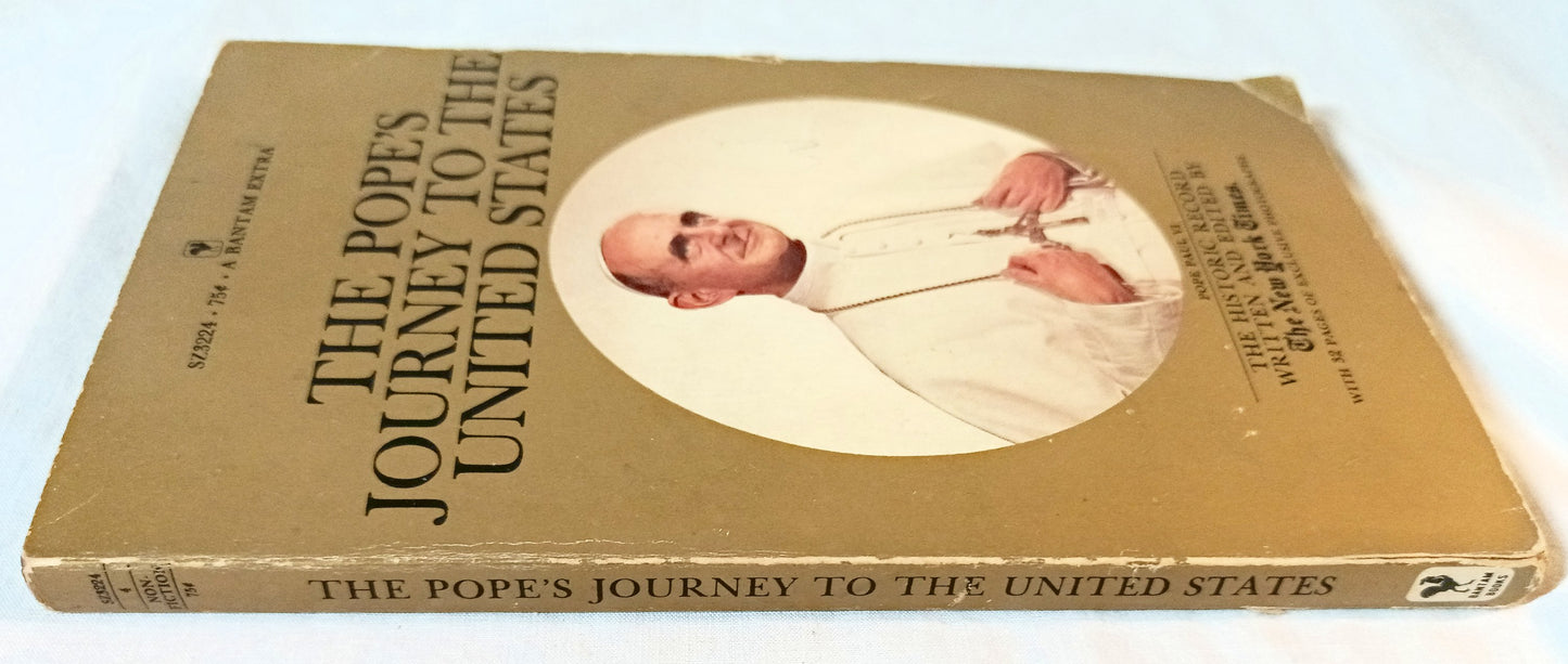 The Pope's Journey To The United States Pope Paul VI NY Times 1965 - TulipStuff