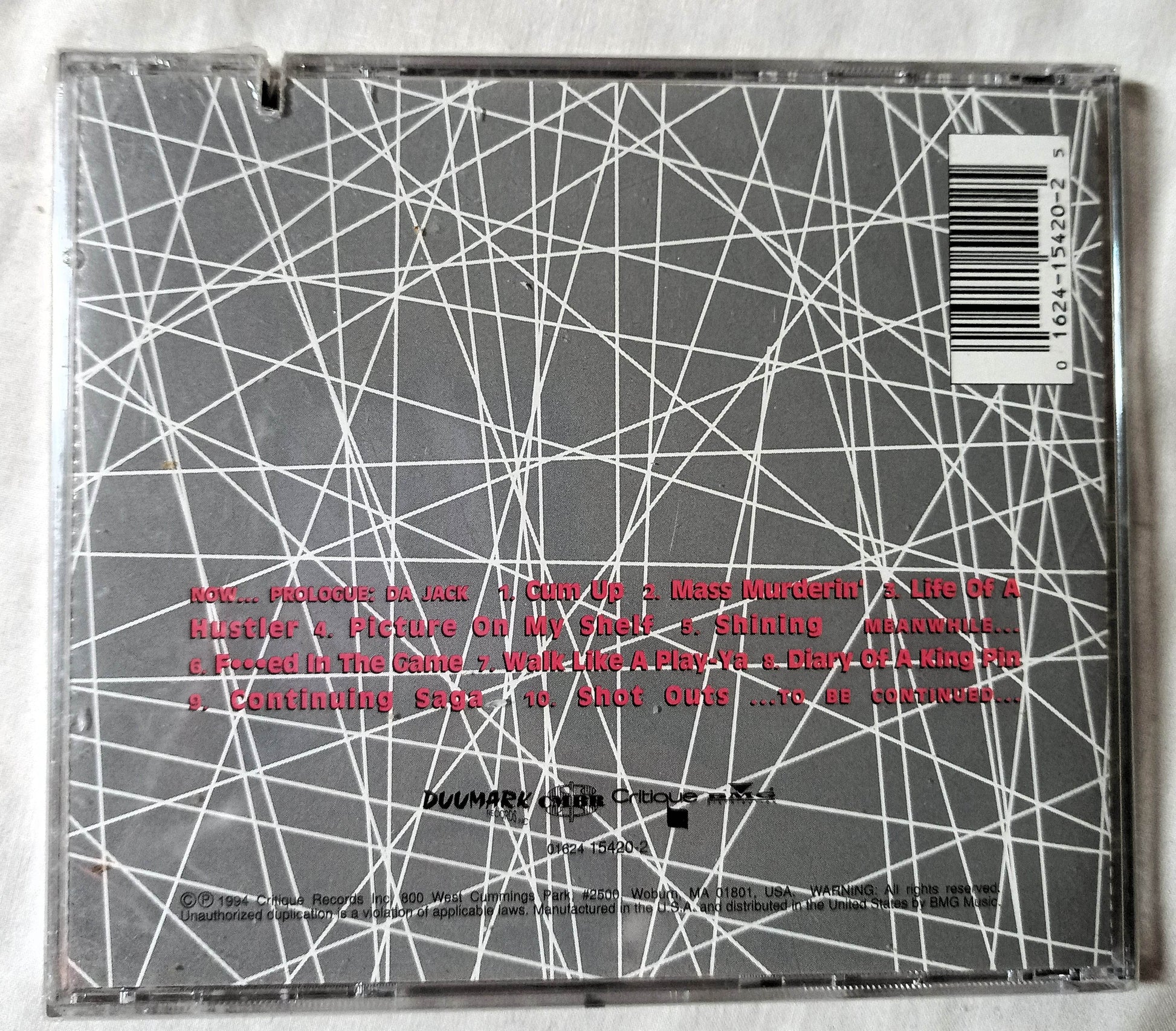 Poppa Doo Da Saga Continues G-Funk Album CD Duumark 1994 - TulipStuff