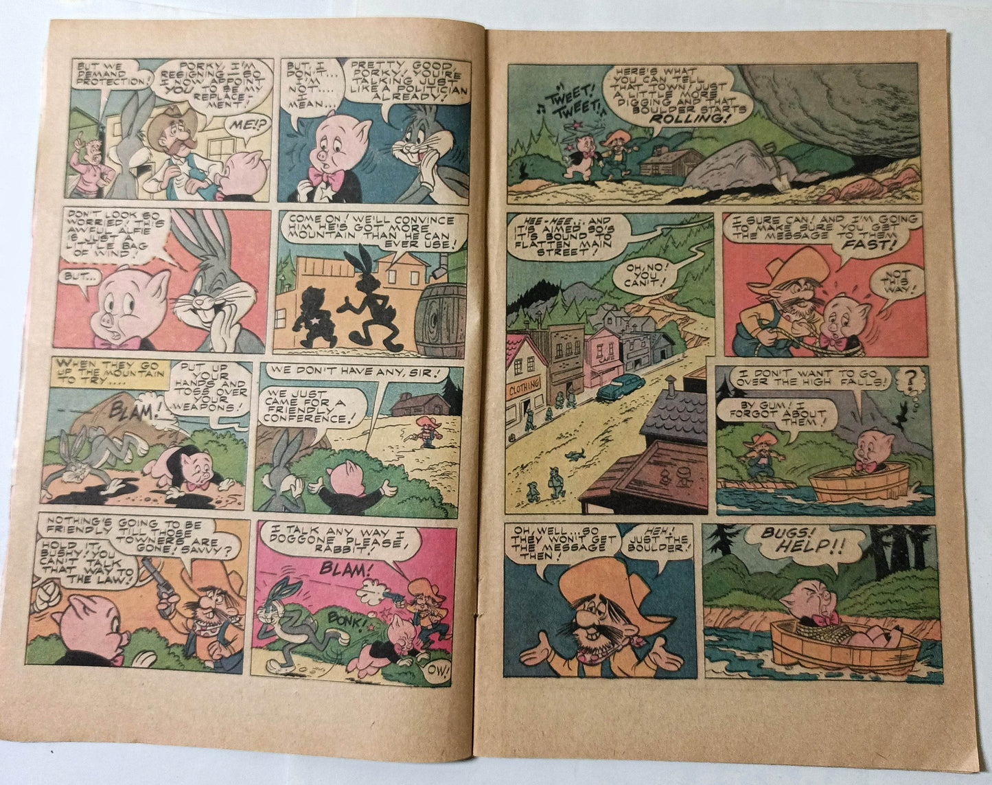 Porky Pig And Bugs Bunny Issue #69 Comic Book Whitman August 1976 - TulipStuff
