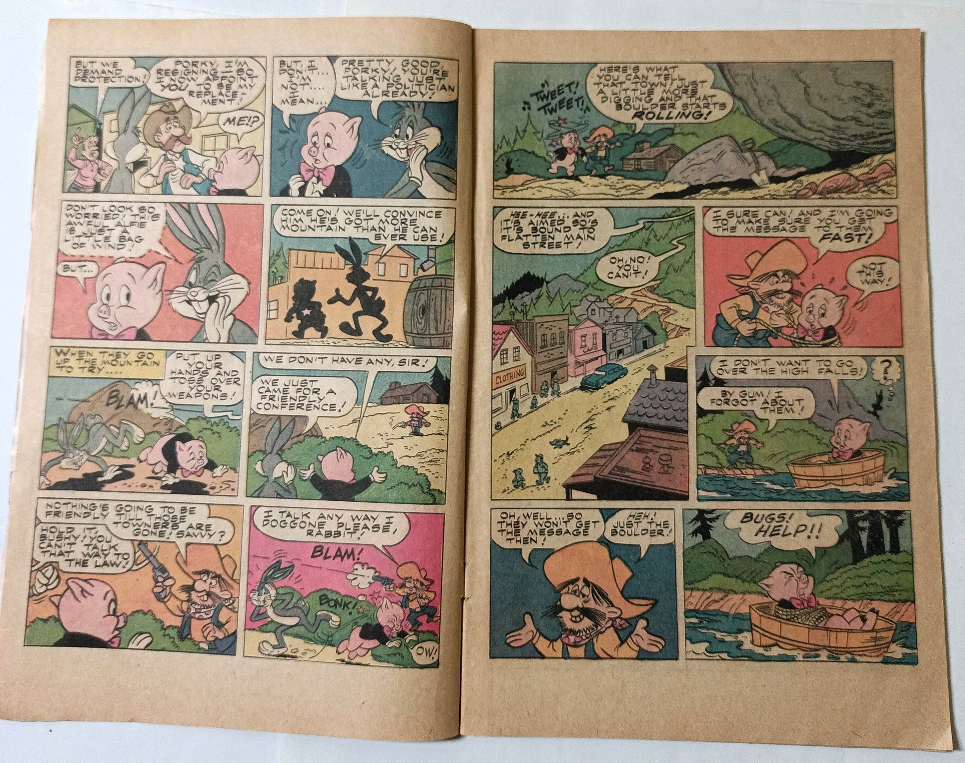Porky Pig And Bugs Bunny Issue #69 Comic Book Whitman August 1976 - TulipStuff