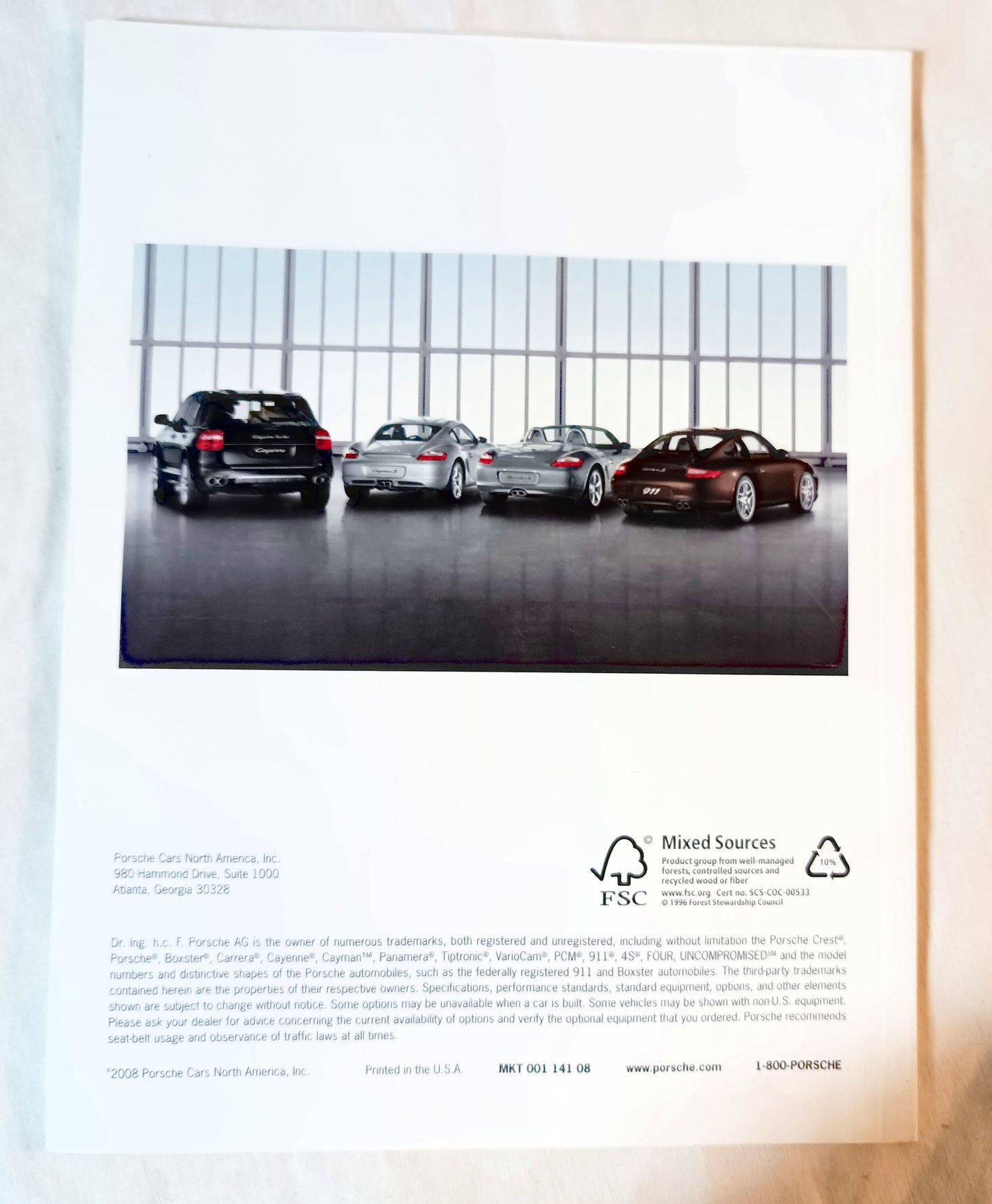Porsche Models 2009 Full Line Dealer Sales Catalog Booklet - TulipStuff