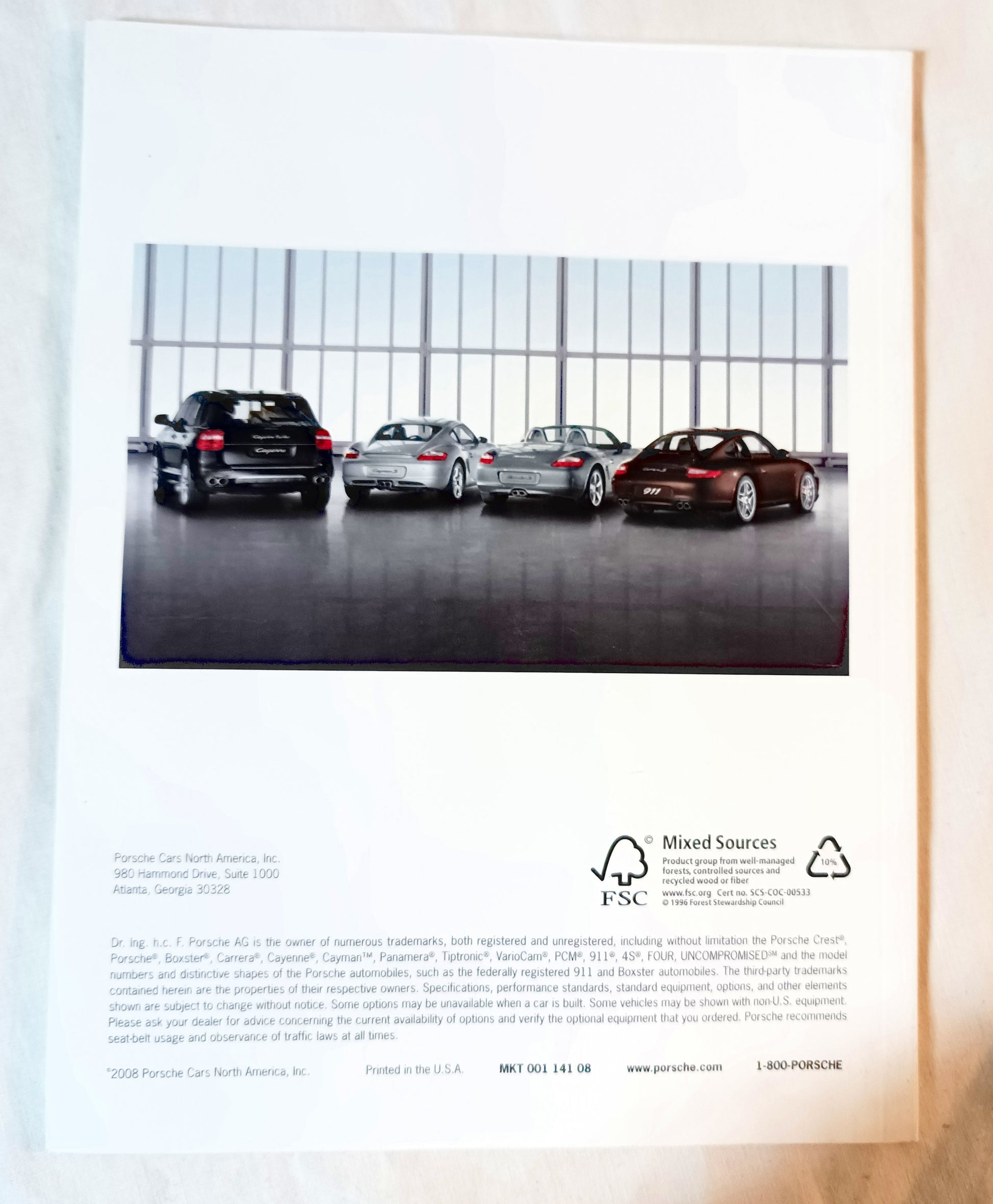 Porsche Models 2009 Full Line Dealer Sales Catalog Booklet - TulipStuff
