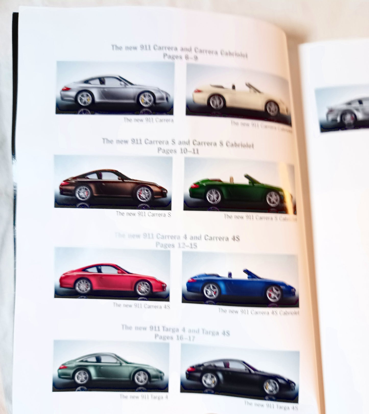 Porsche Models 2009 Full Line Dealer Sales Catalog Booklet - TulipStuff