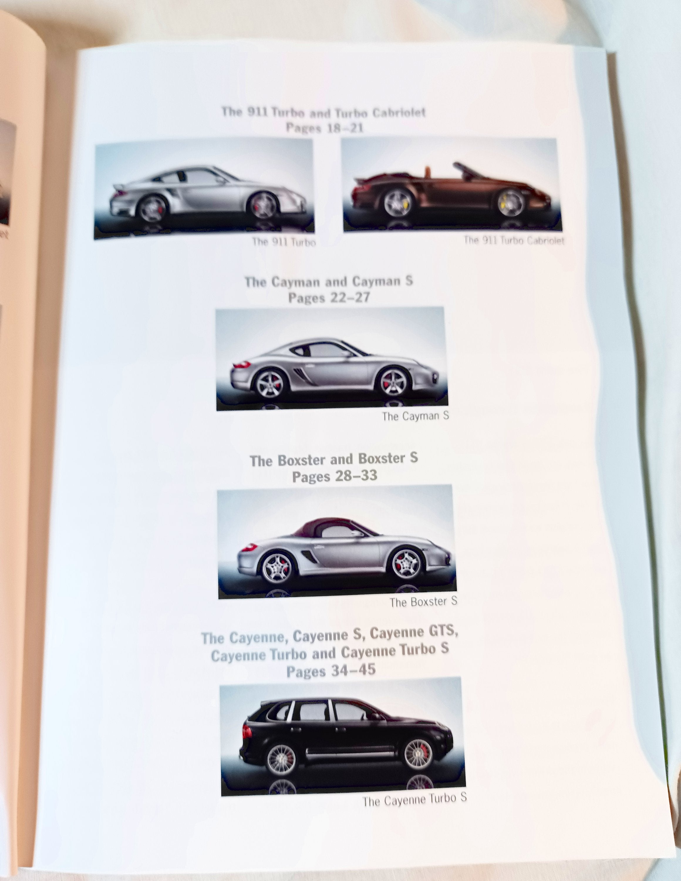Porsche Models 2009 Full Line Dealer Sales Catalog Booklet