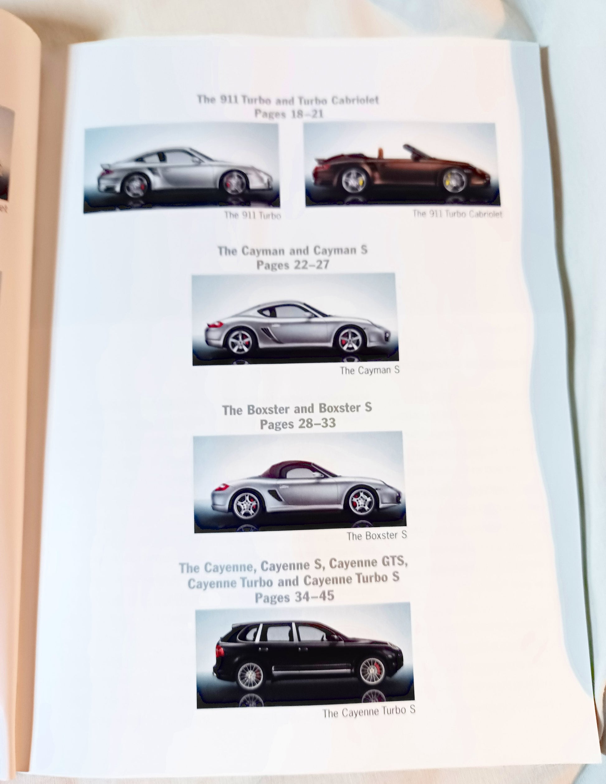 Porsche Models 2009 Full Line Dealer Sales Catalog Booklet - TulipStuff