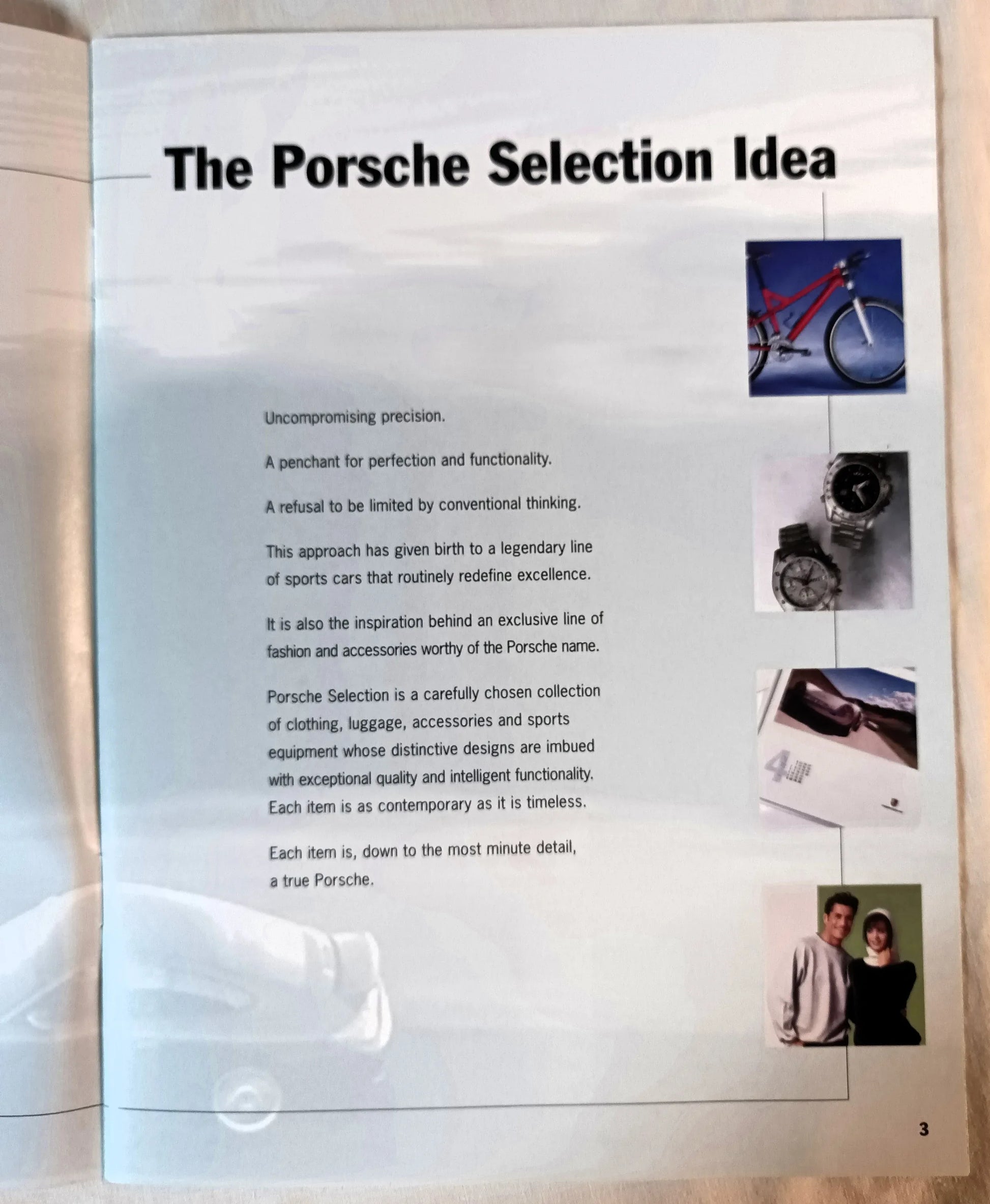 Porsche Selection Preview 1998 Catalog Accessories Clothing Bikes - TulipStuff