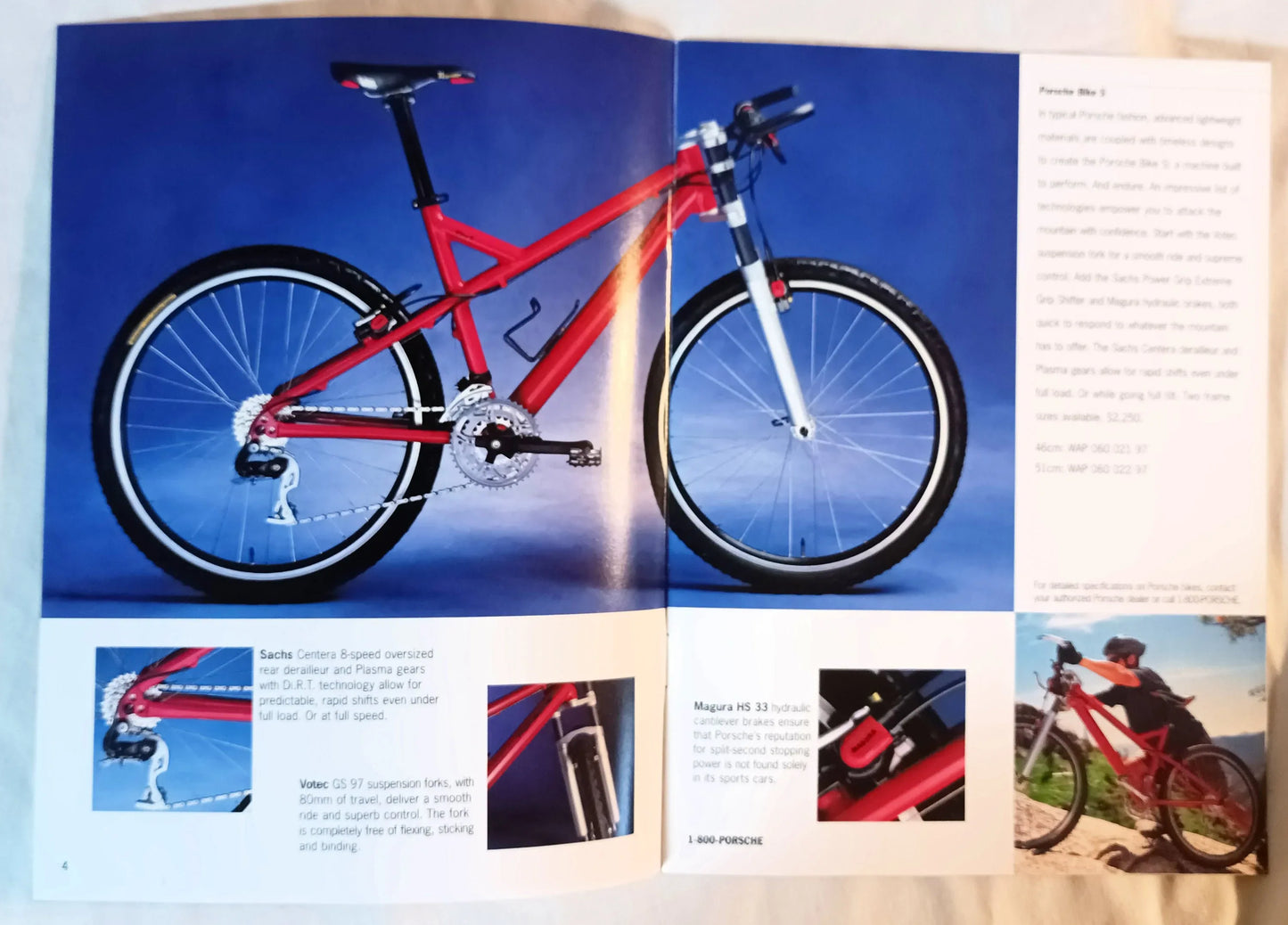 Porsche Selection Preview 1998 Catalog Accessories Clothing Bikes - TulipStuff