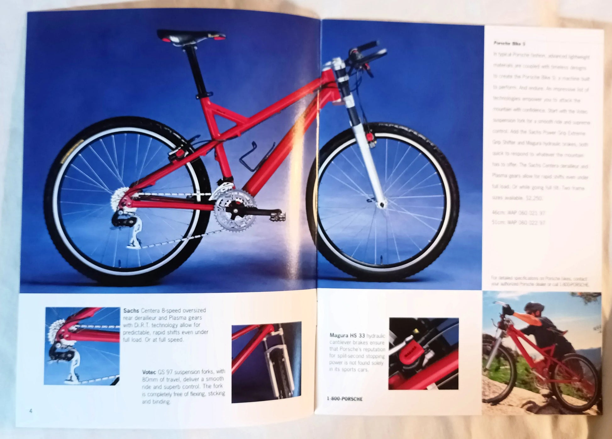 Porsche Selection Preview 1998 Catalog Accessories Clothing Bikes - TulipStuff
