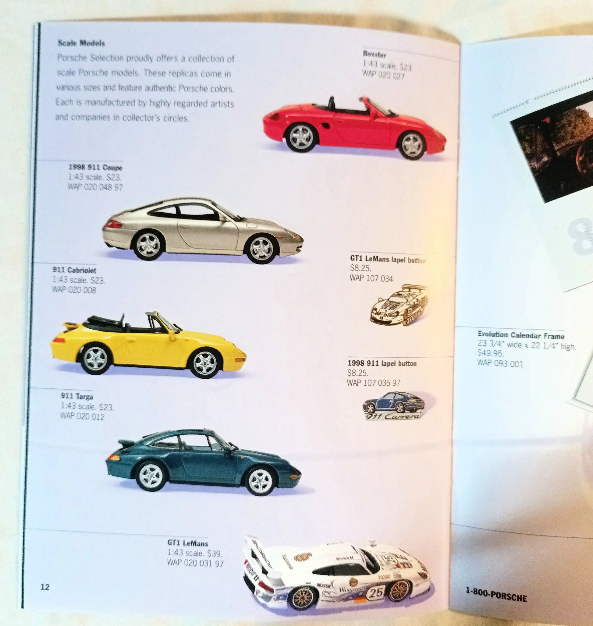 Porsche Selection Preview 1998 Catalog Accessories Clothing Bikes - TulipStuff