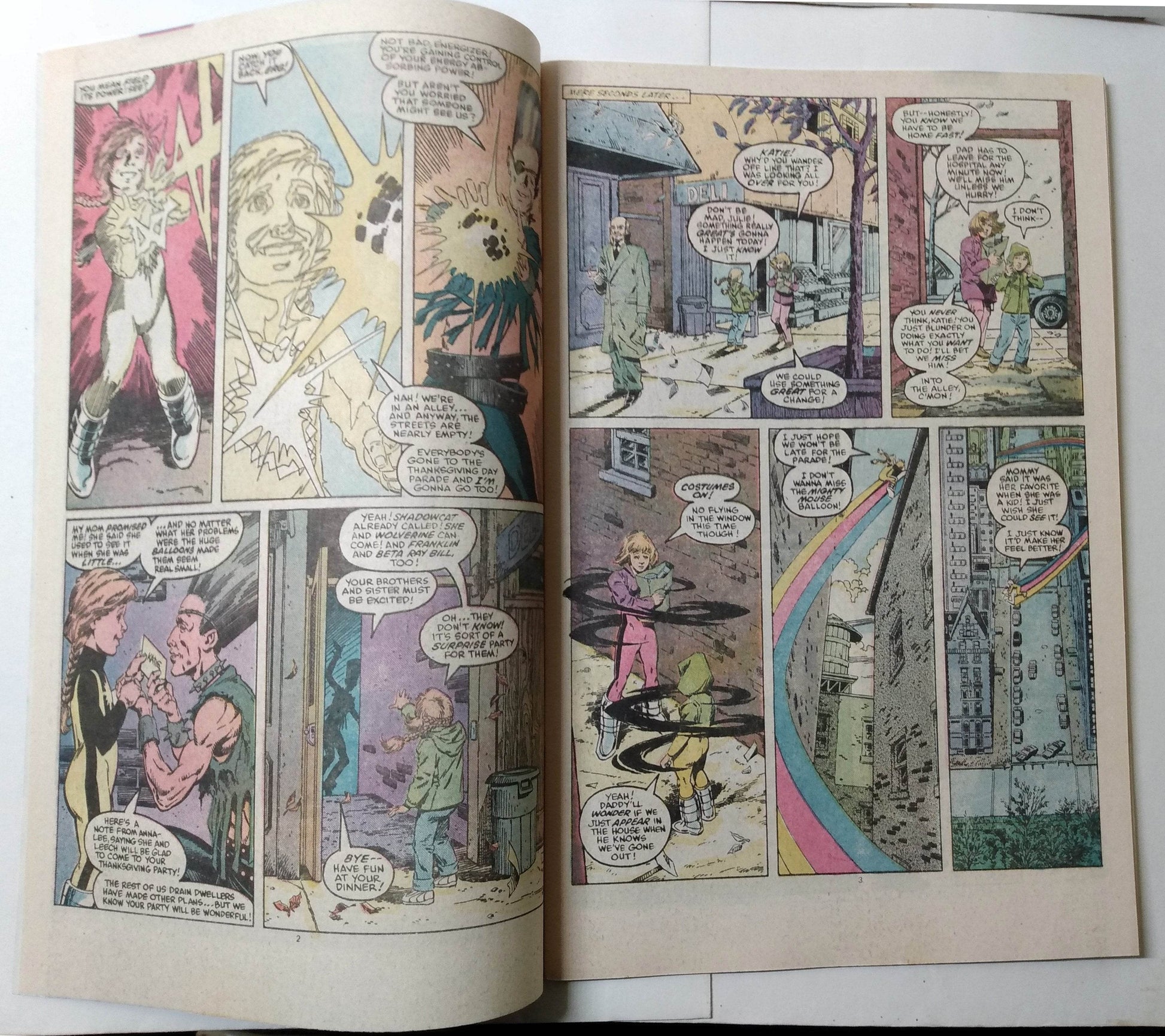 Power Pack Vol 1 #19 Comic Book February 1986 Cloak Dagger Wolverine - TulipStuff