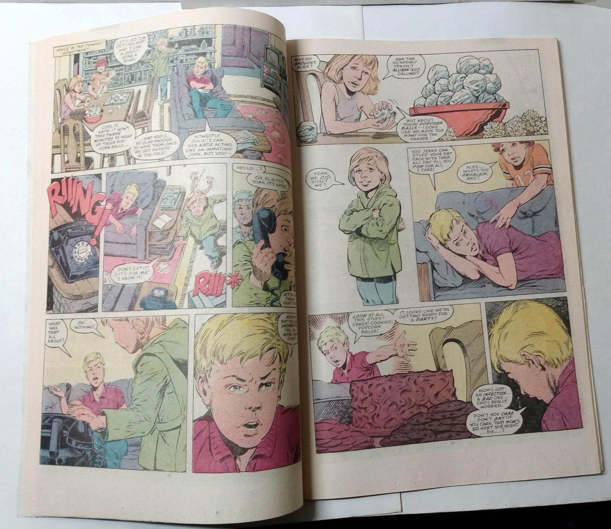 Power Pack Vol 1 #19 Comic Book February 1986 Cloak Dagger Wolverine - TulipStuff