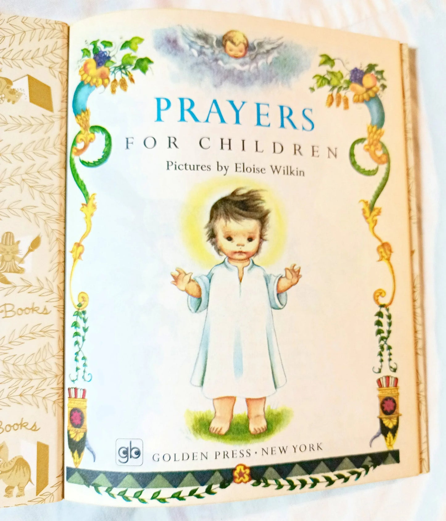 Prayers For Children Little Golden Book Eloise Wilkin 1971 - TulipStuff