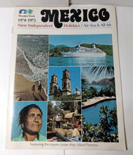 Load image into Gallery viewer, Princess Tours M/S Island Princess 1974-75 Mexico Cruise Brochure - TulipStuff
