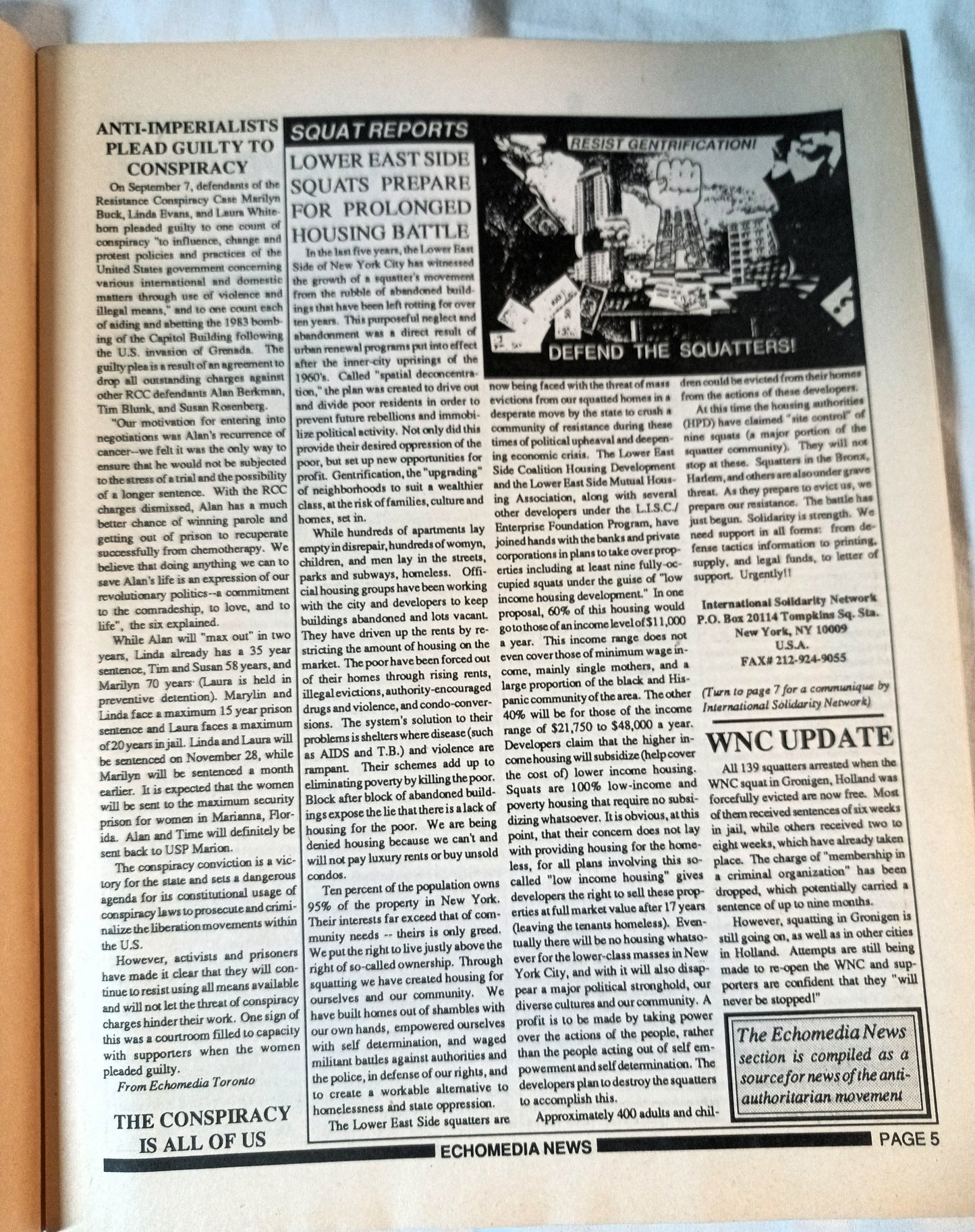 Profane Existence #7 December 1989 Anarcho Punk Zine Oi Polloi Neurosis - TulipStuff