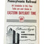 Pennsylvania Railroad New York Philadelphia Washington Timetable 1957 - TulipStuff