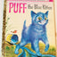 Puff The Blue Kitten Pierre Probst Little Golden Book Hardcover 1961 - TulipStuff