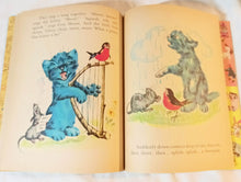 Load image into Gallery viewer, Puff The Blue Kitten Pierre Probst Little Golden Book Hardcover 1961 - TulipStuff
