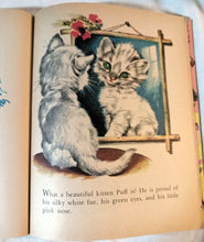 Load image into Gallery viewer, Puff The Blue Kitten Pierre Probst Little Golden Book Hardcover 1961 - TulipStuff
