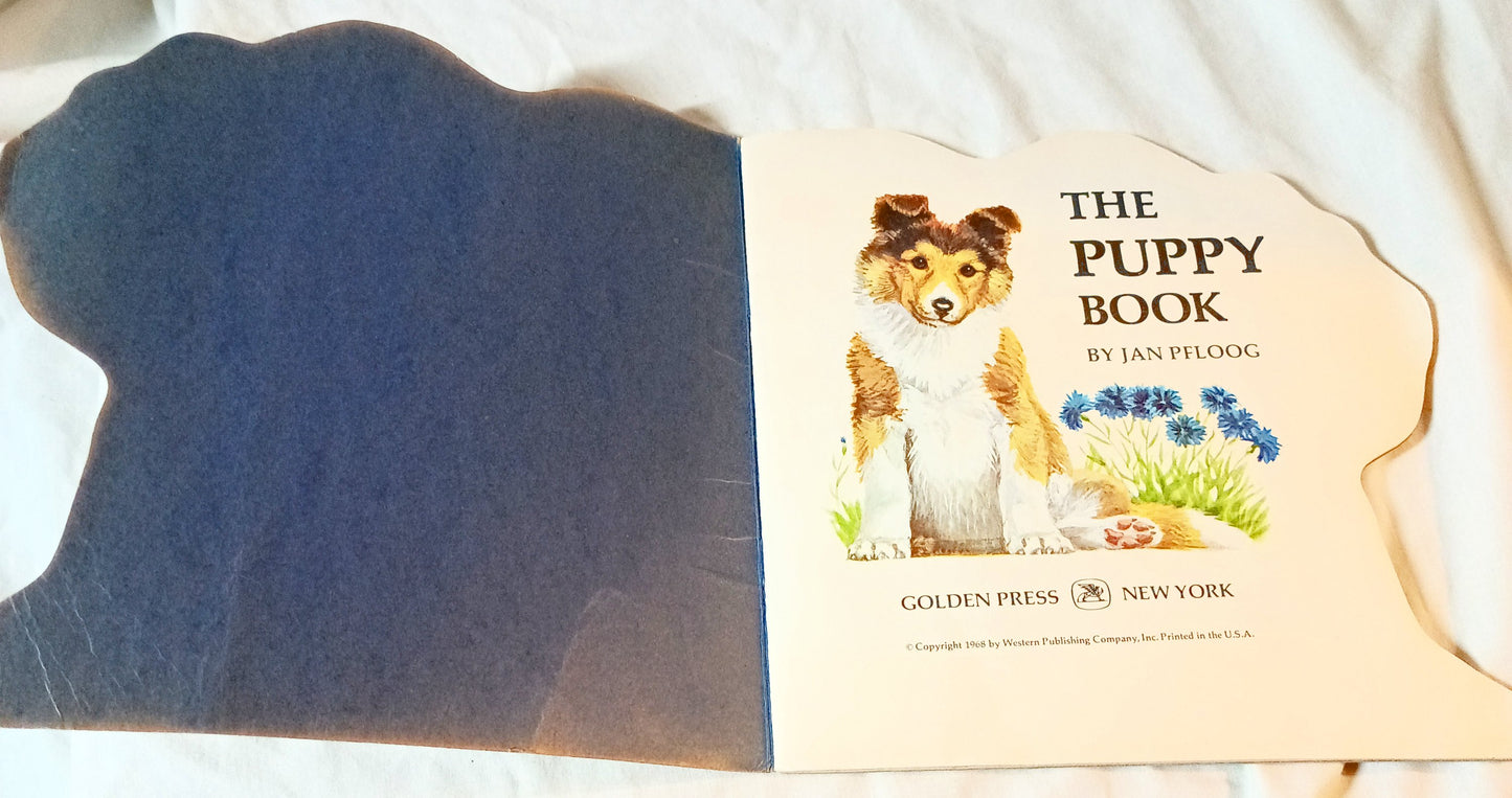 The Puppy Book Jan Pfloog Golden Shape Book 1968 - TulipStuff