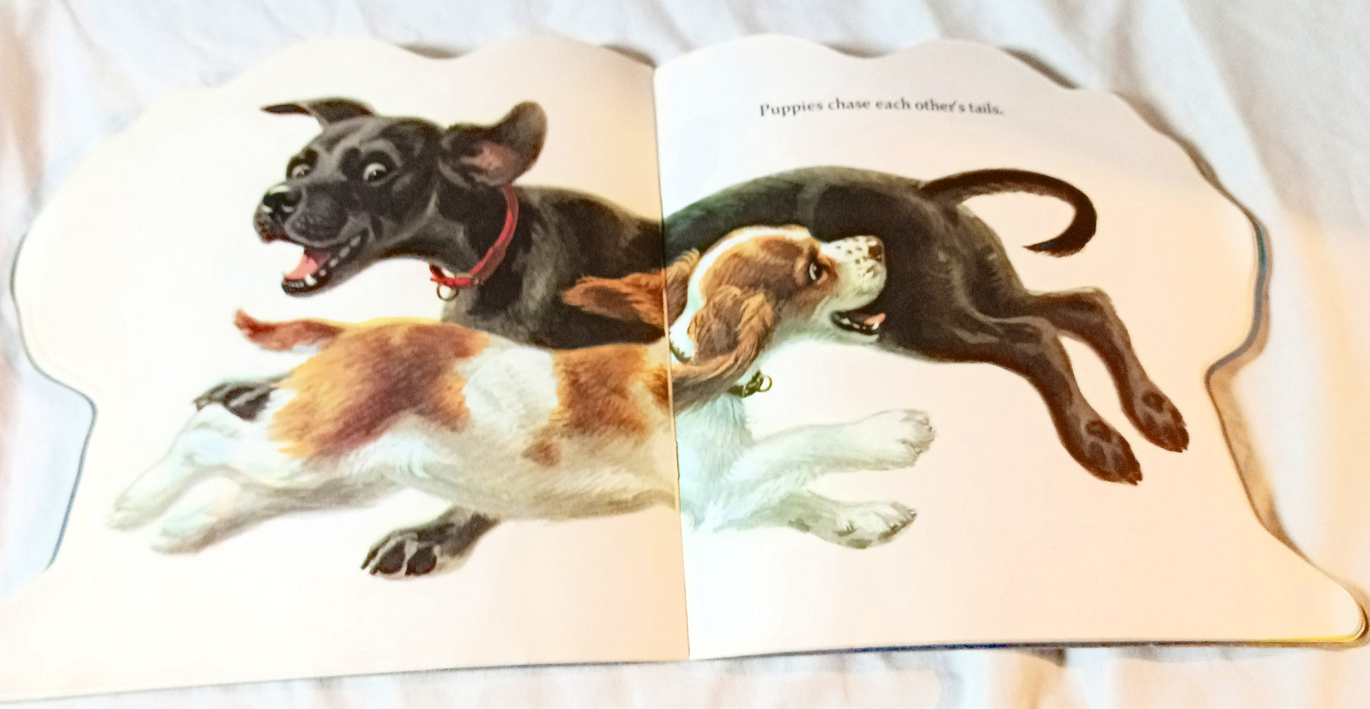 The Puppy Book Jan Pfloog Golden Shape Book 1968 - TulipStuff