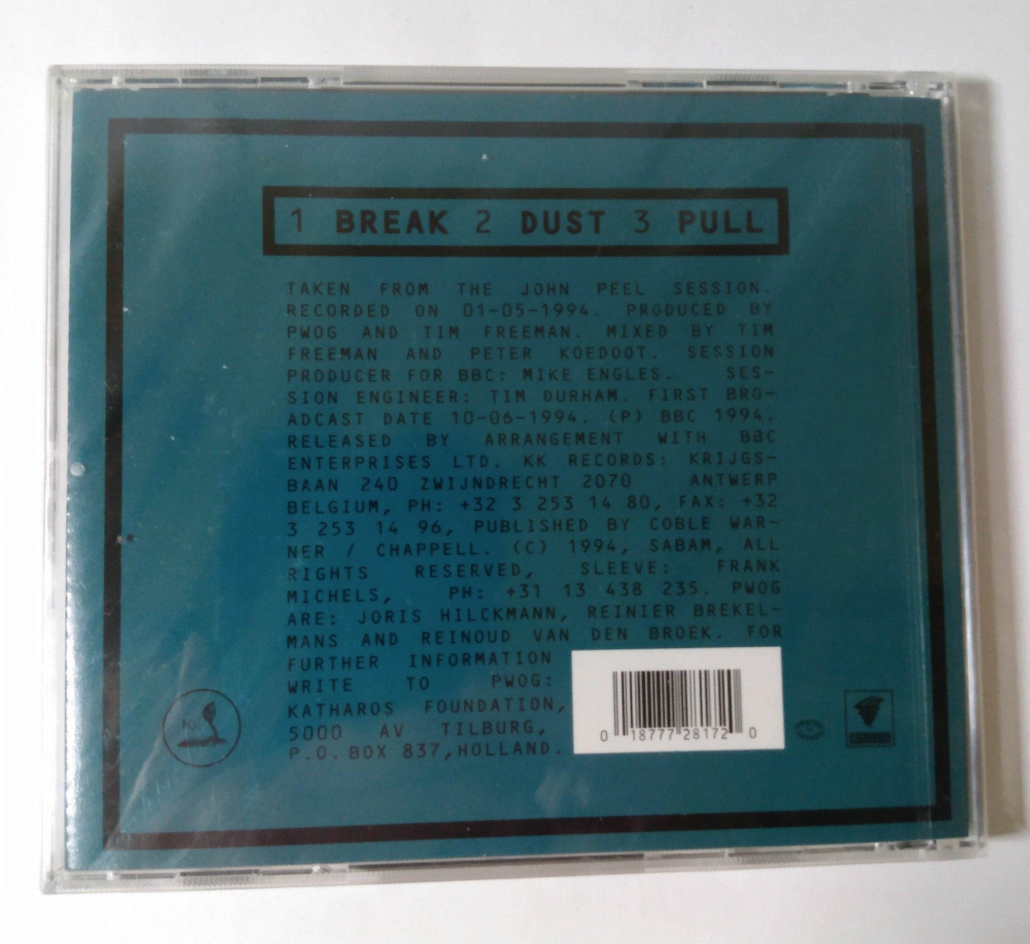 Psychick Warriors Ov Gaia PWOG Peel Session Techno Album CD 1994 - TulipStuff