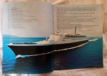 Load image into Gallery viewer, Cunard Line Queen Elizabeth 2 QE2 1975 Europe 50% Off Brochure - TulipStuff
