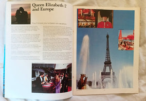 Cunard Line Queen Elizabeth 2 QE2 1975 Europe 50% Off Brochure - TulipStuff