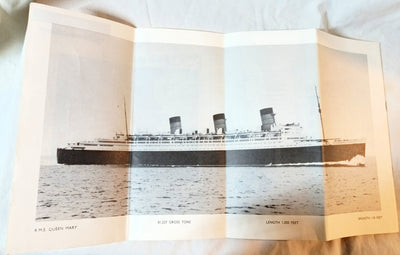 Cunard Line Queen Mary Deck Plans Tourist Class Accommodations 1962 - TulipStuff