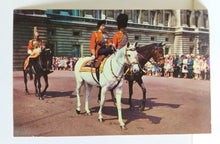 Load image into Gallery viewer, The Queen And Prince Philip On Horseback Postcard 1960&#39;s - TulipStuff
