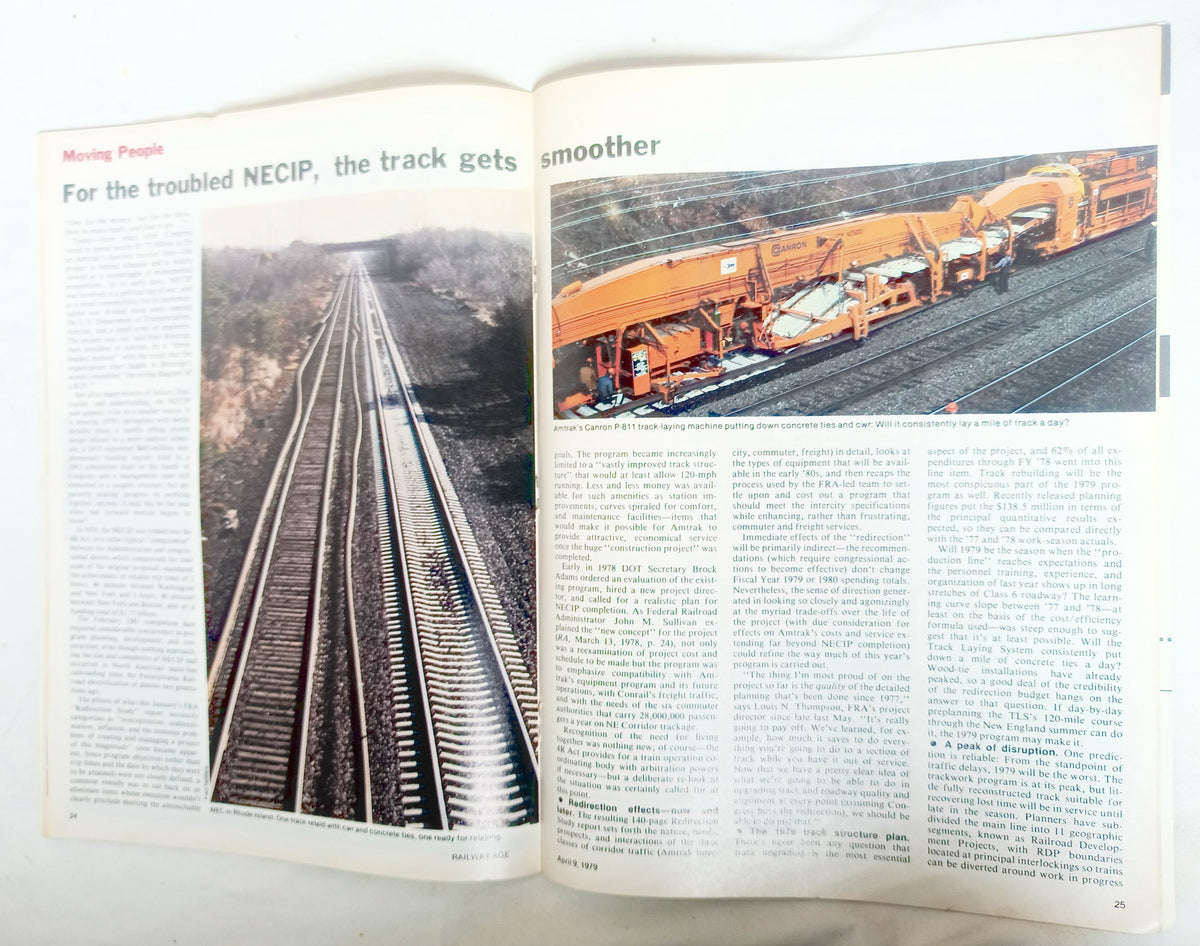 Railway Age April 1979 Alaska RR Pullman Amtrak NE Corridor Deregulation - TulipStuff