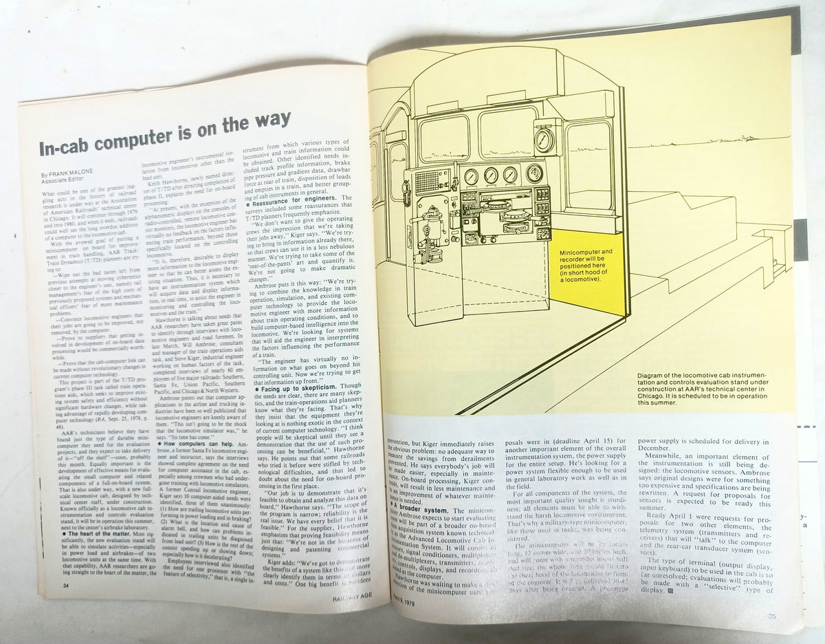 Railway Age April 1979 Alaska RR Pullman Amtrak NE Corridor Deregulation - TulipStuff