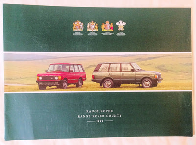 Range Rover / Range Rover Country 1992 Dealer Sales Brochure - TulipStuff