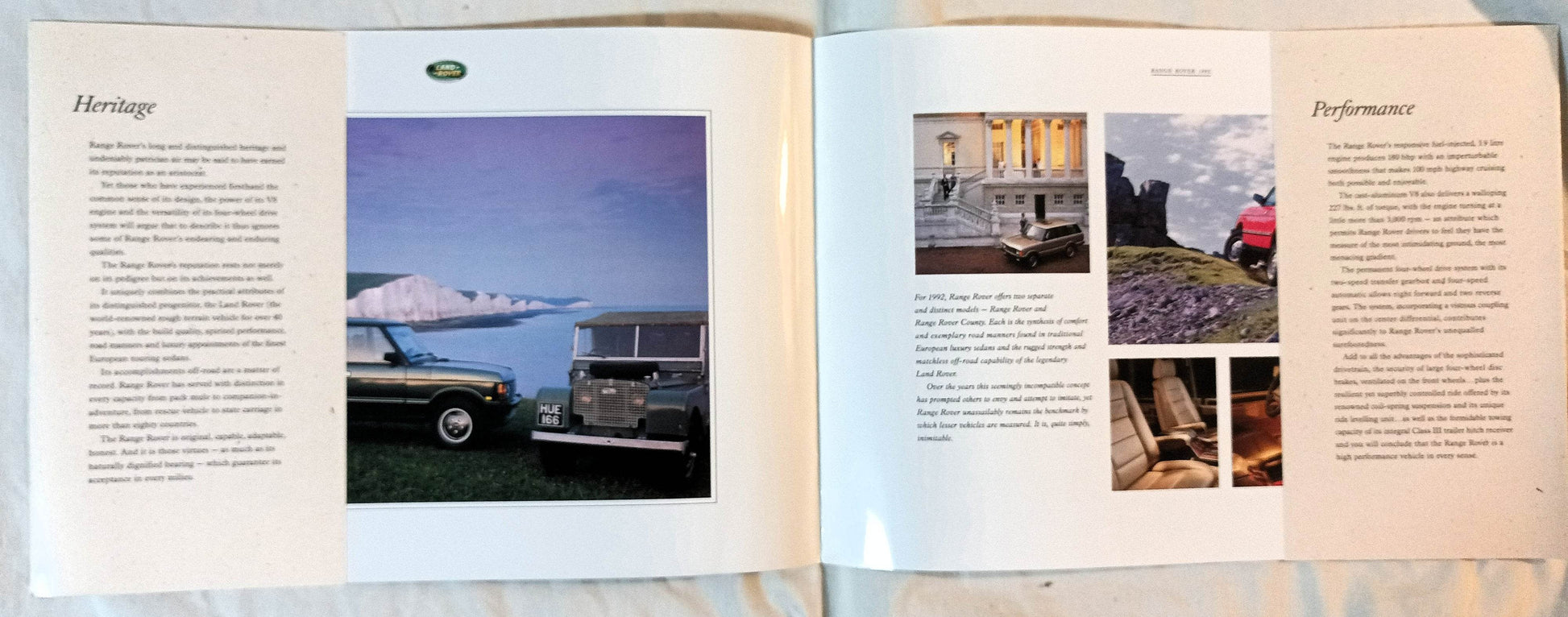 Range Rover / Range Rover Country 1992 Dealer Sales Brochure - TulipStuff