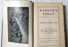 Load image into Gallery viewer, Ranson&#39;s Folly Richard Harding Davis Western Scribner&#39;s Hardcover 1914 - TulipStuff
