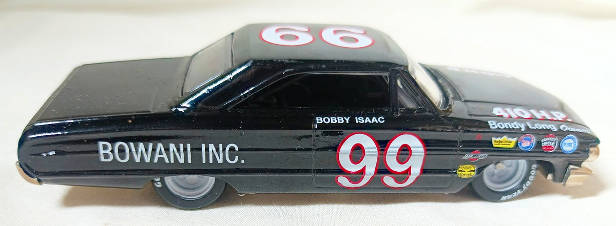 Racing Champions 1993 Bobby Isaac #99 1964 Ford Galaxie Stock Car 1:43 - TulipStuff