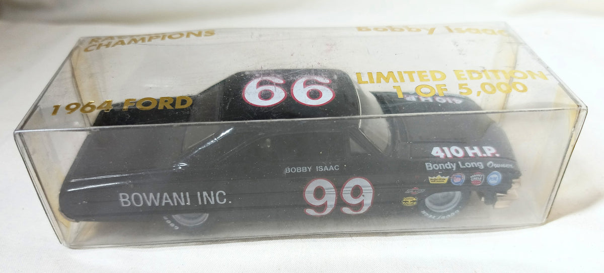 Racing Champions 1993 Bobby Isaac #99 1964 Ford Galaxie Stock Car 1:43 - TulipStuff
