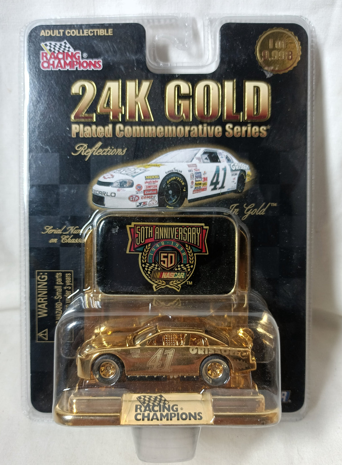 Racing Champions 24K Gold Plated 1998 Steve Grissom Monte Carlo - TulipStuff