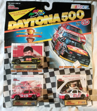 Racing Champions 1992 Collector's Edition Daytona 500 3-Car Set NASCAR - TulipStuff