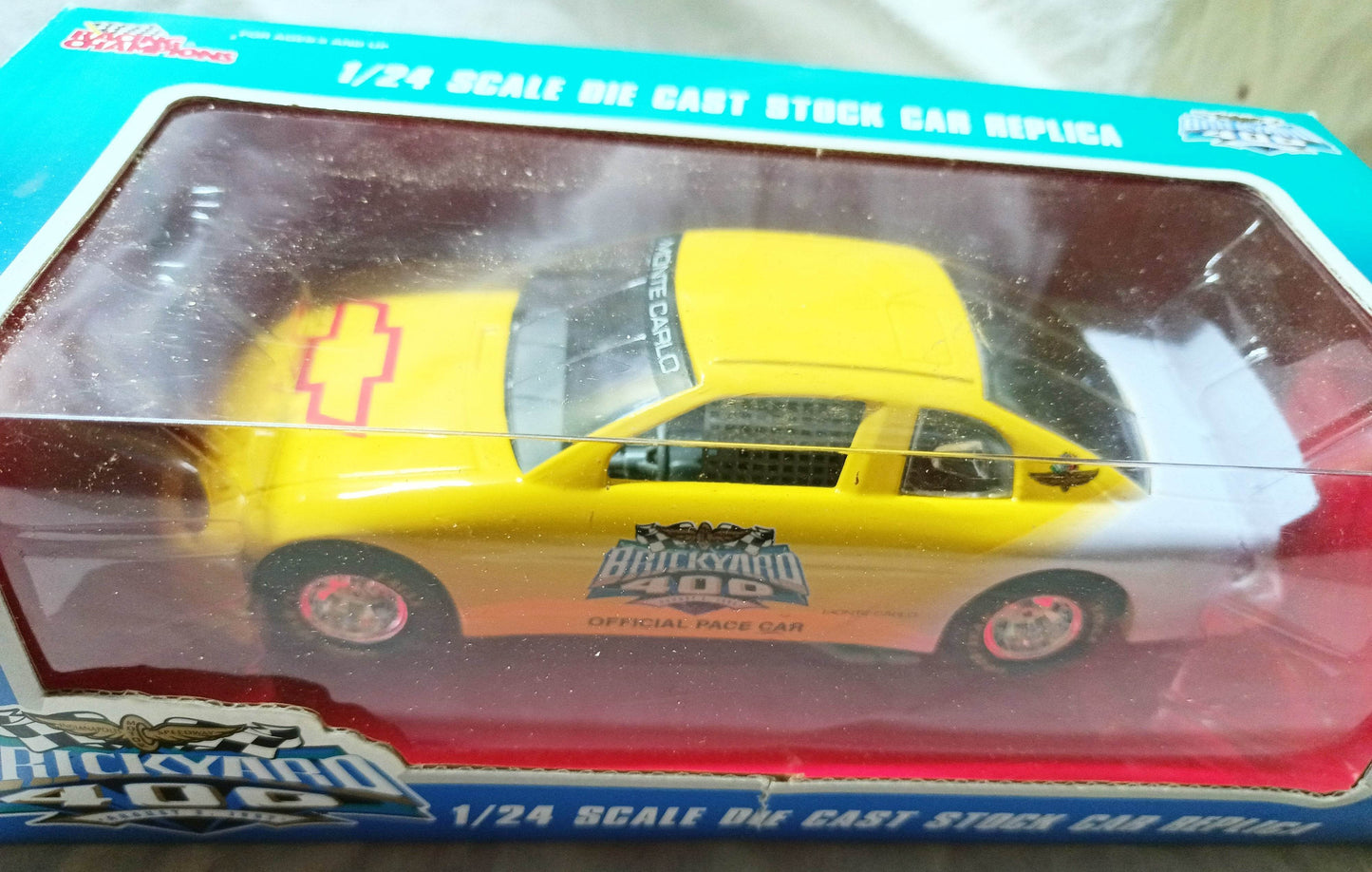 Racing Champions Brickyard 400 1997 Official Pace Car Monte Carlo 1:24 - TulipStuff