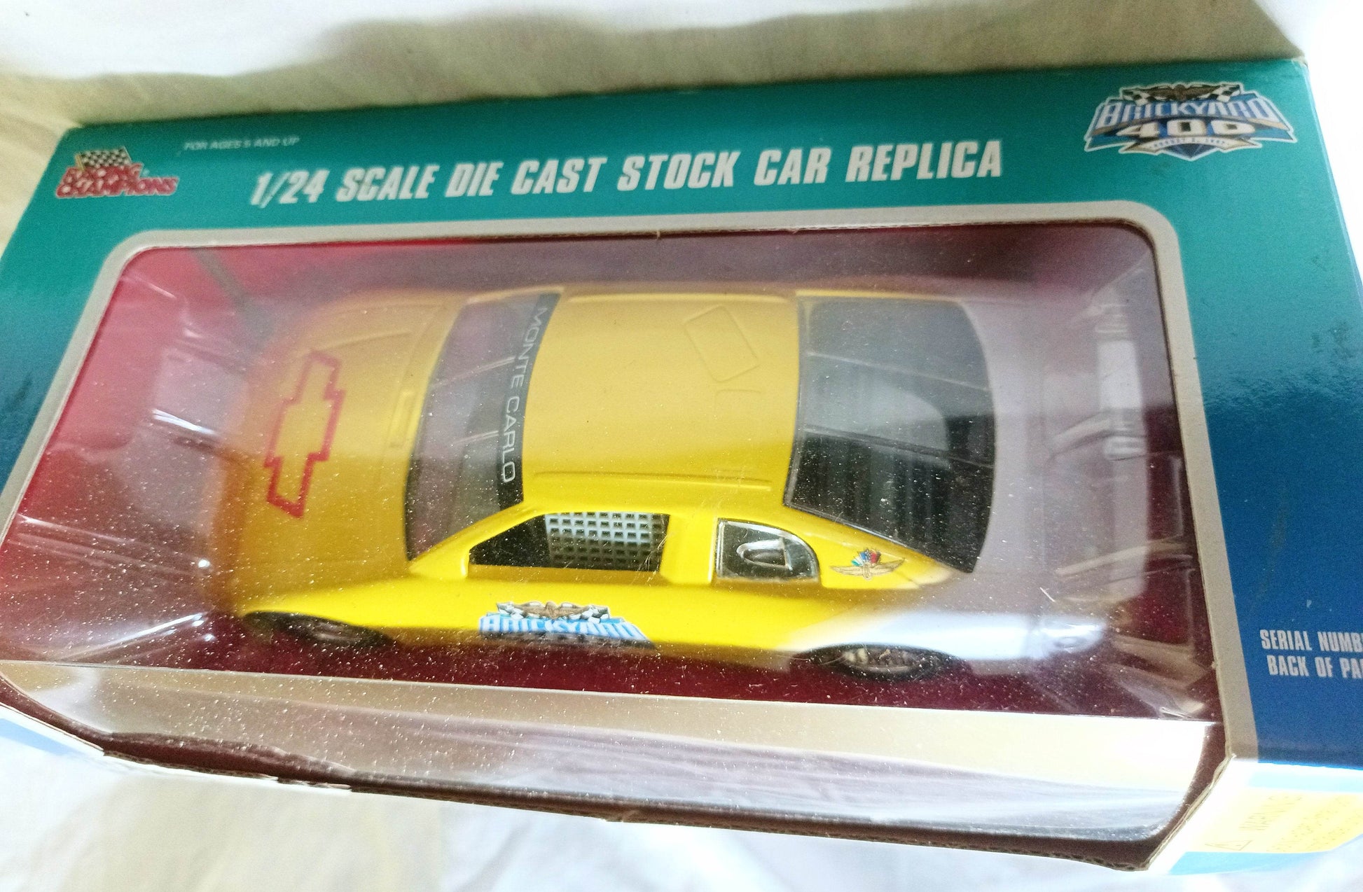 Racing Champions Brickyard 400 1997 Official Pace Car Monte Carlo 1:24 - TulipStuff