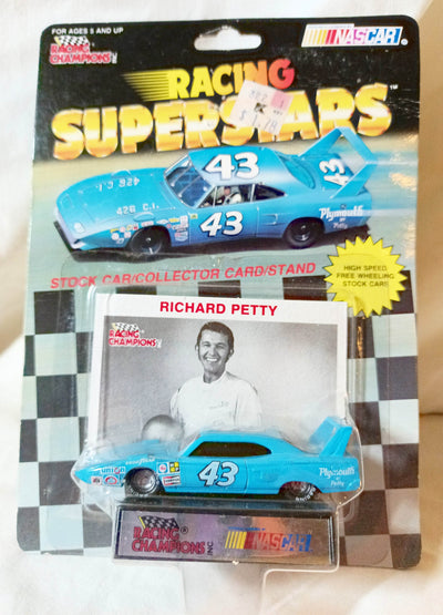 Racing Champions Racing Superstars Richard Petty Plymouth Superbird 1991 - TulipStuff