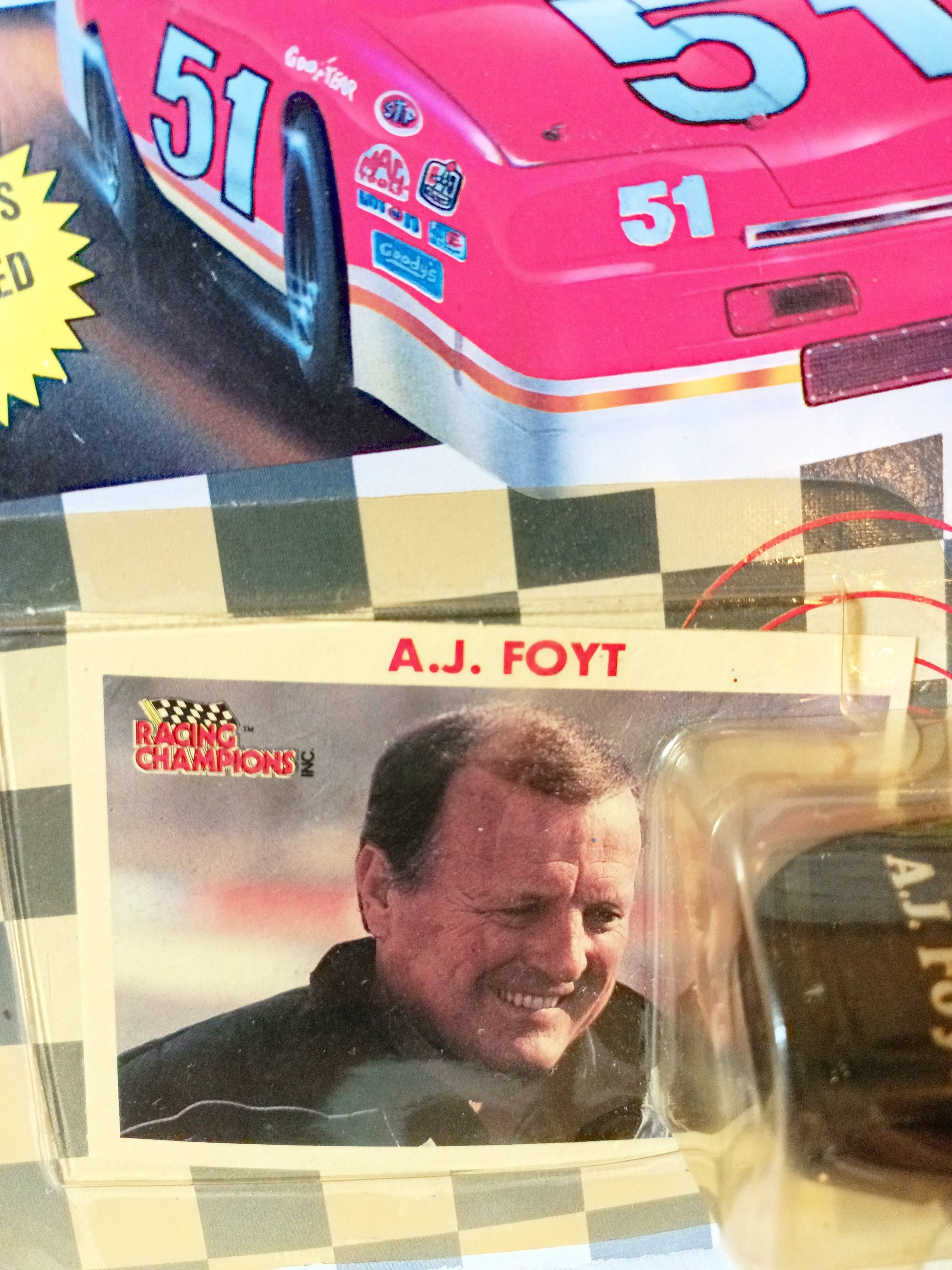 Racing Champions 1991 Roaring Racers A.J. Foyt #14 Oldsmobile Cutlass - TulipStuff