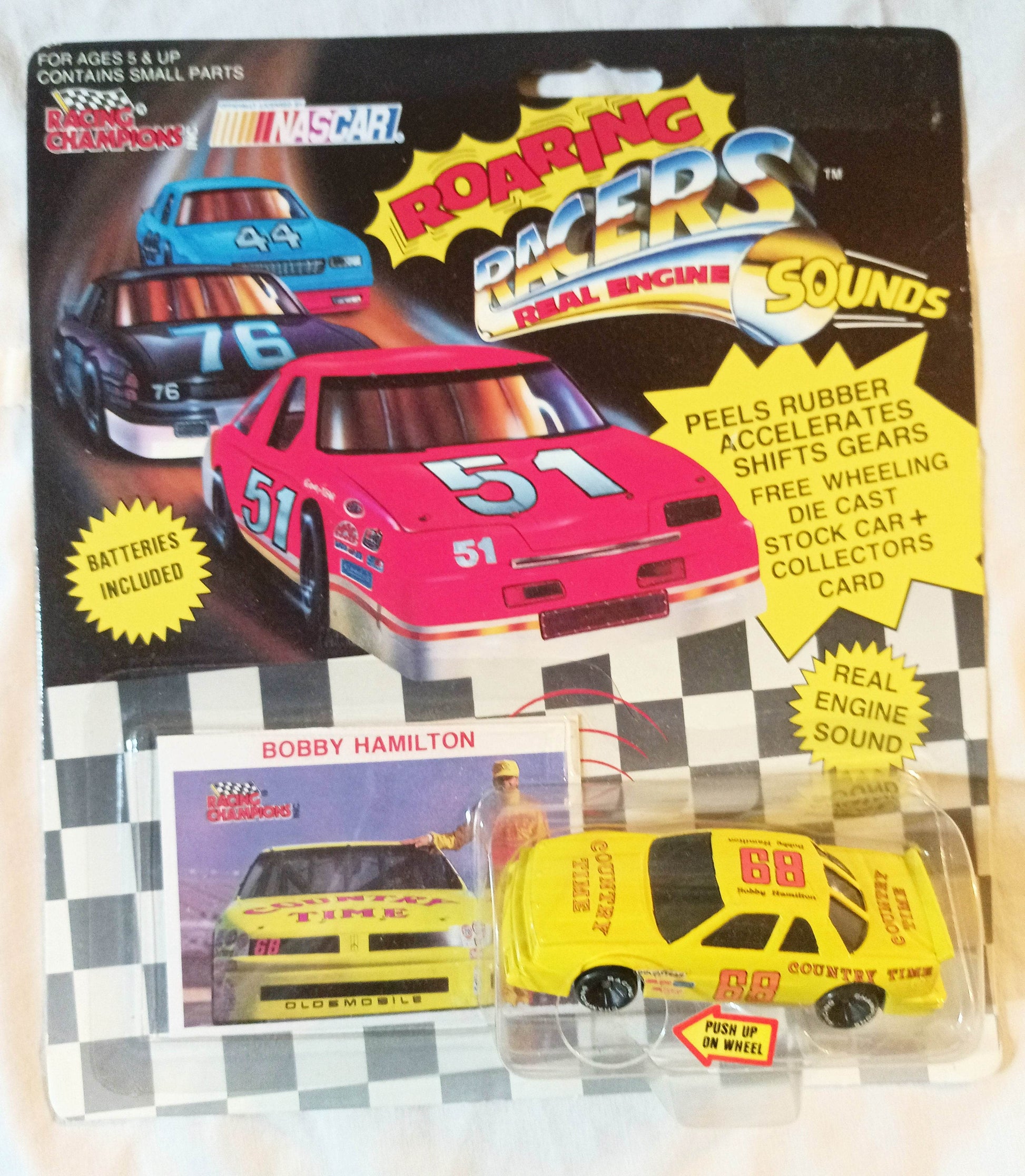 Racing Champions 1991 Roaring Racers Bobby Hamilton Country Time - TulipStuff