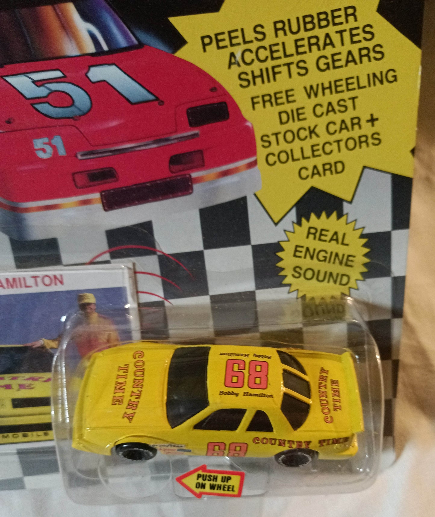 Racing Champions 1991 Roaring Racers Bobby Hamilton Country Time - TulipStuff